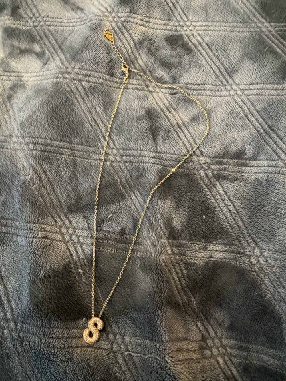 Gold S Pendant Necklace - Women Jewelry